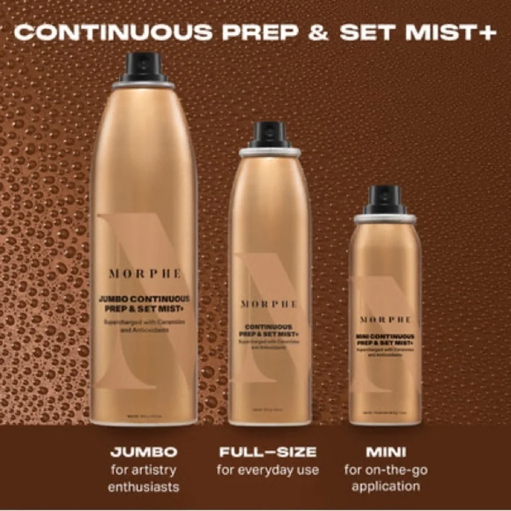 Morphe continuous prep and set mist